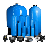 Complete FRP Filter Media Vessel Kits – Auto & Manual | All Sizes | Without Media - H2O Warehouse